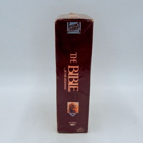 The Bible…In the Beginning 2 VHS Box Set W/Watermark Sealed 1992 Fox Video - Picture 2 of 6